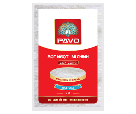 BỘT NGỌT (MÌ CHÍNH) CON CÔNG - HẠT VỪA 5000gr