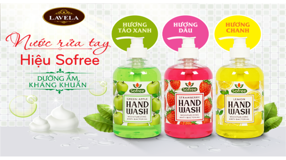 NƯỚC RỬA TAY ƯỚT SOFREE - KHÁNG KHUẨN BẢO VỆ CẢ NHÀ