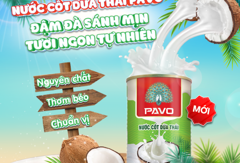 NƯỚC CỐT DỪA THÁI PAVO - SIÊU PHẨM MỚI TRÌNH LÀNG